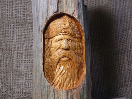 Bill van Koot carving