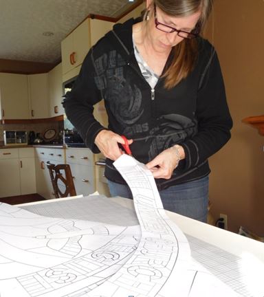 Cutting Stained Glass Pattern